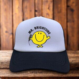 The Killers Mr. Brightside Mens Trucker Hat Black Snapback 90s Y2K Rock Cap